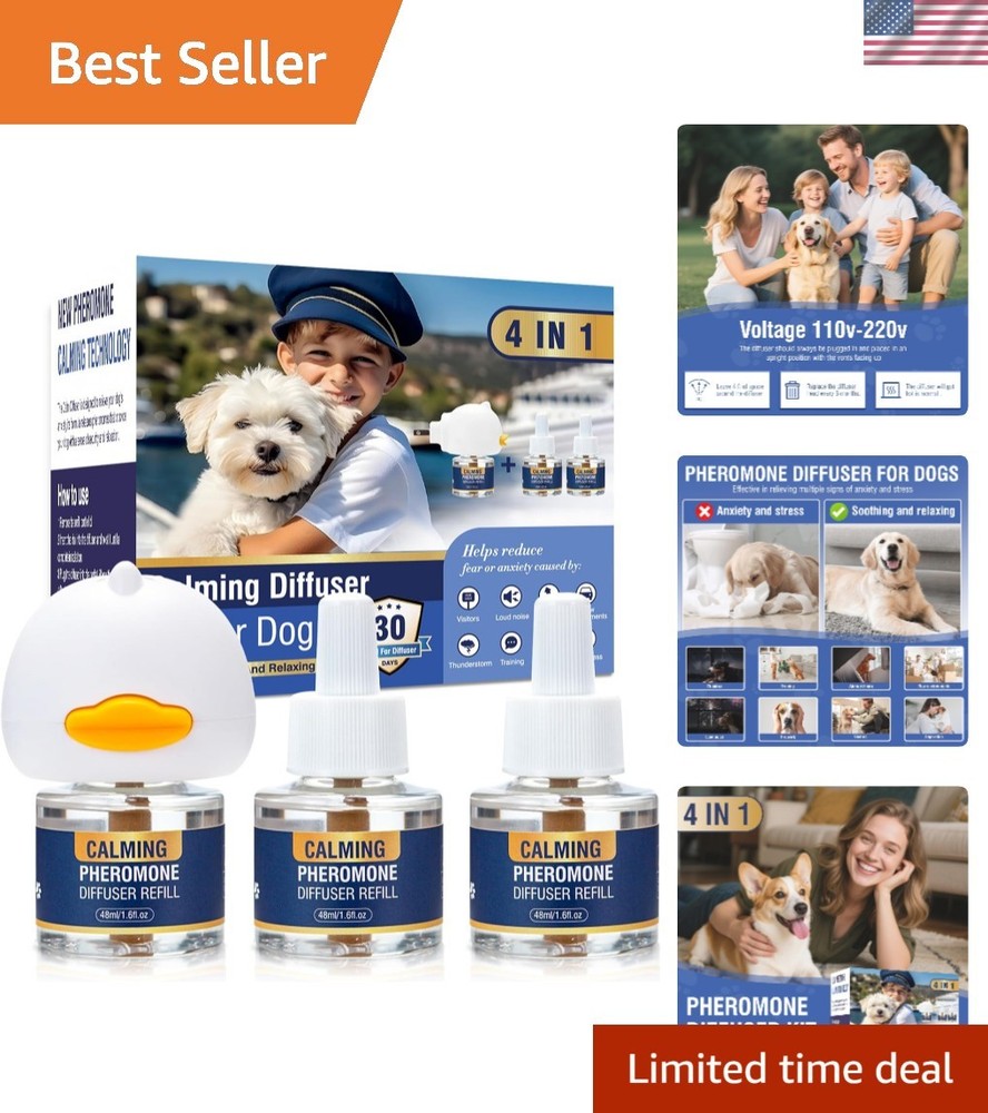 Veterinary Recommended Calming Diffuser for Dogs - Reduces Stress & Aggression