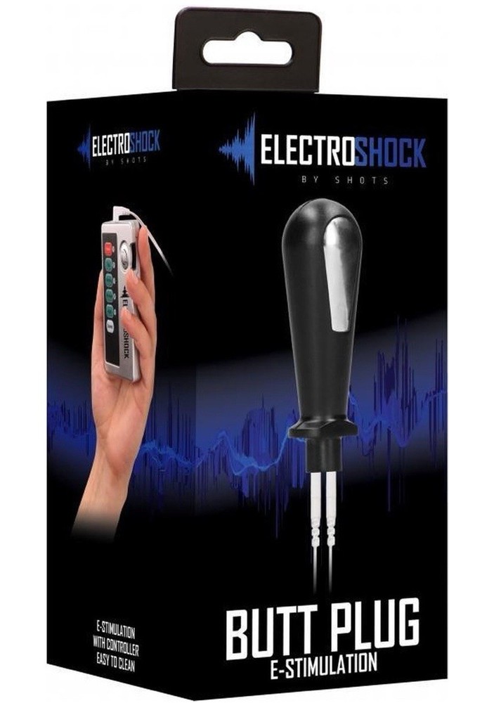 SHOTS-ELECTROSHOCK Butt Plug E-Stimulation With Controller Power Box