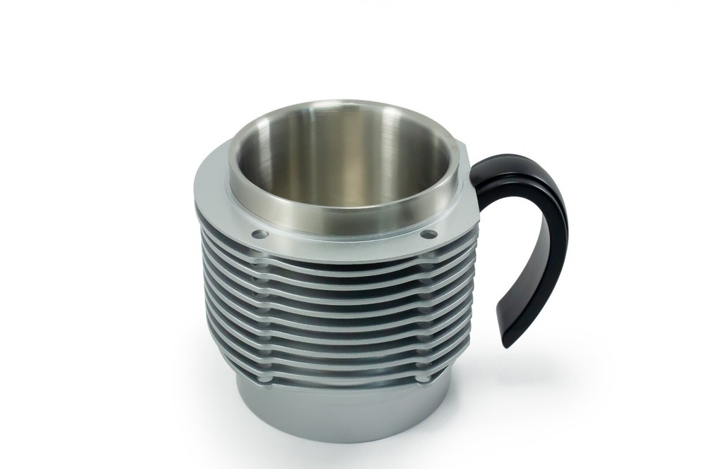 Finned Cylinder Mug