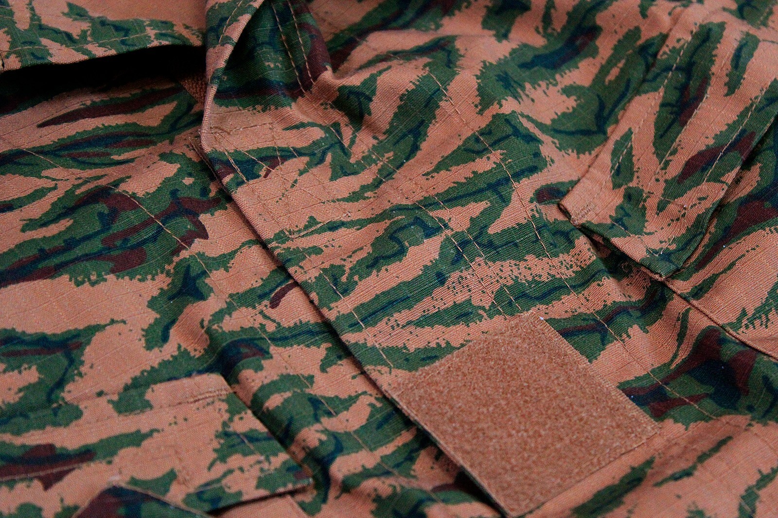 Rare Genuine Burkina Faso Red Desert Lizard Camo BDU Top Pants Hat Patch MR~LR