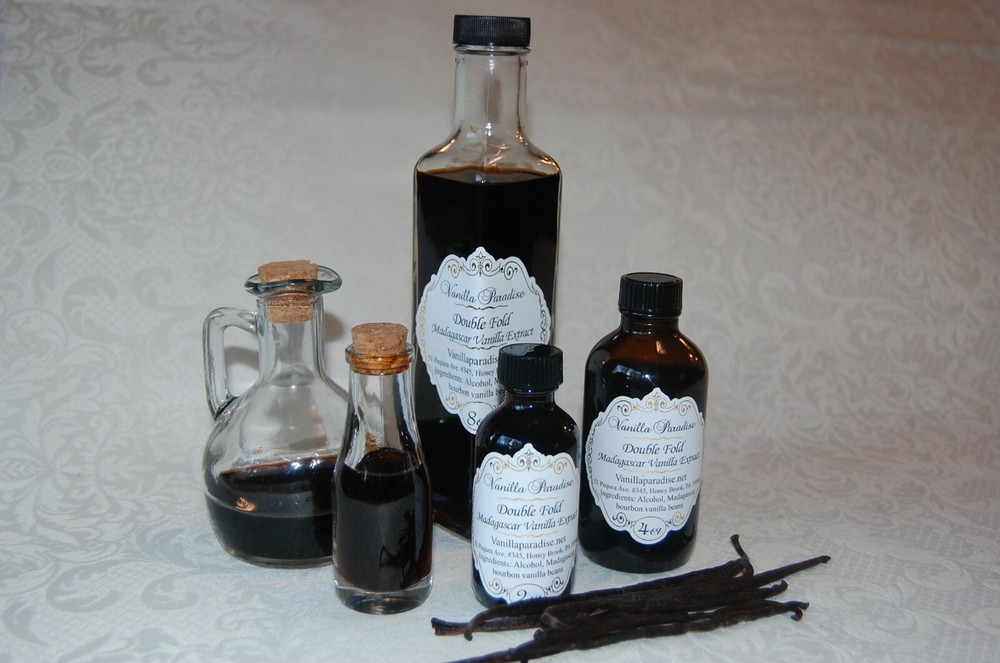 Madagascar Vanilla Extract (Double-Fold 2X) 4oz bottle