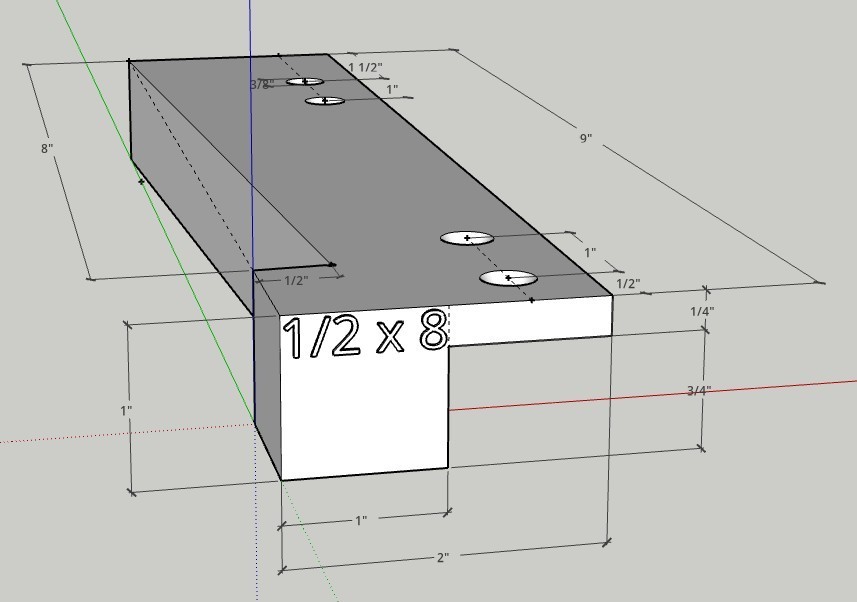 Stair stringer TEMPLATE - READ for DETAILS
