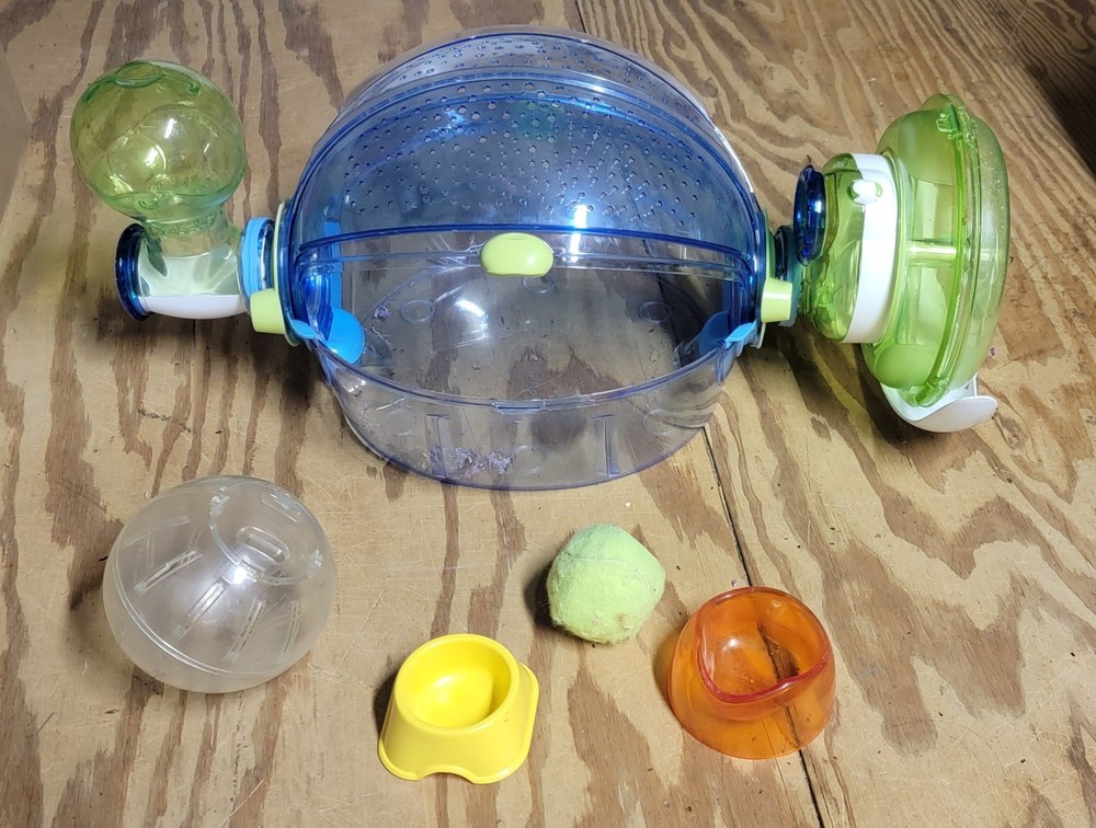 DWARF HAMSTER Various: Cage, Deck, Ladder, Exercise Wheel, Water Bottle & More