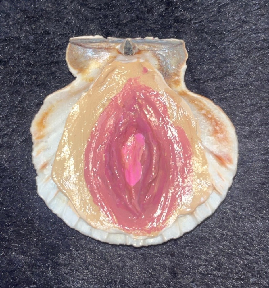 SheShell ooak oddity seashell vagina handcrafted