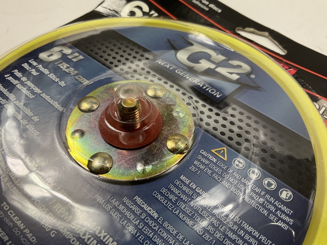 Color Extra CX8245 6" Low Profile Stick-On Disc Pad