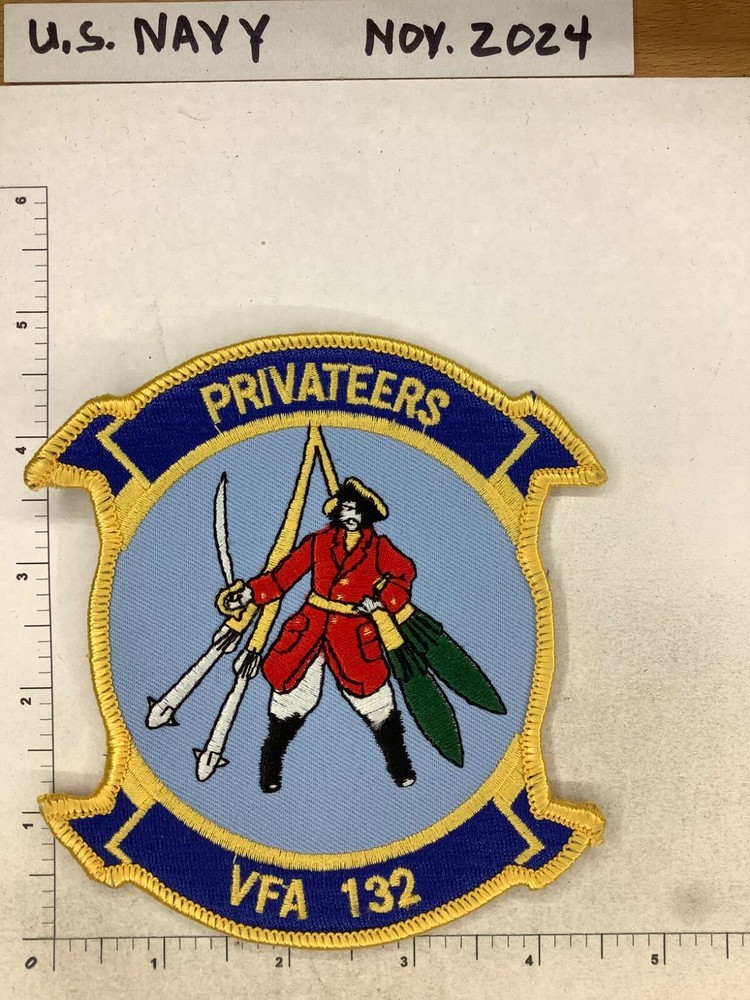 US NAVY VFA-132 PRIVATEERS SQUADRON PATCH