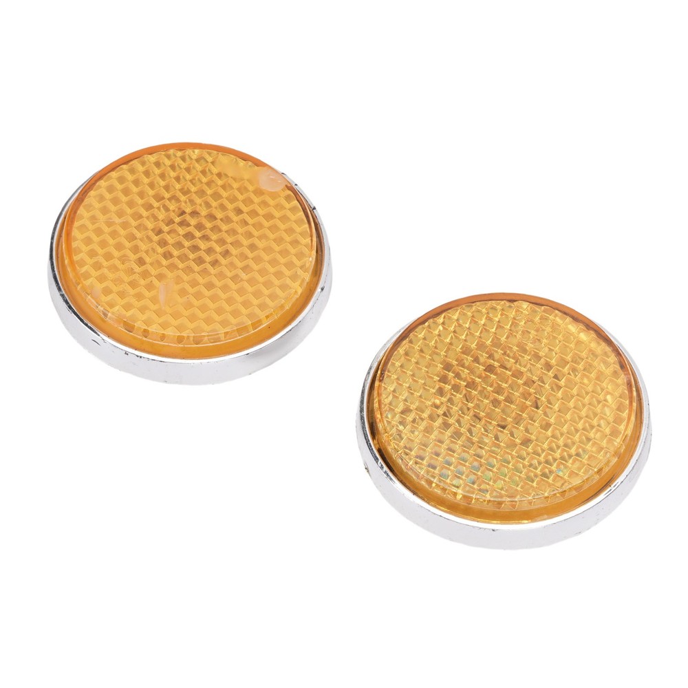 Front Fork Leg Reflectors 43mm Diameter Front Fork Round Reflector Enhanced MDYY