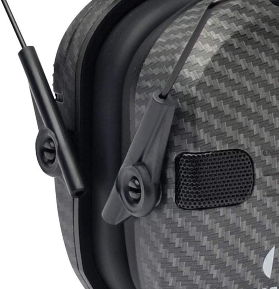 Slim Electronic Earmuffs Shooting Hearing Protection with Mic & Audio Input Jack