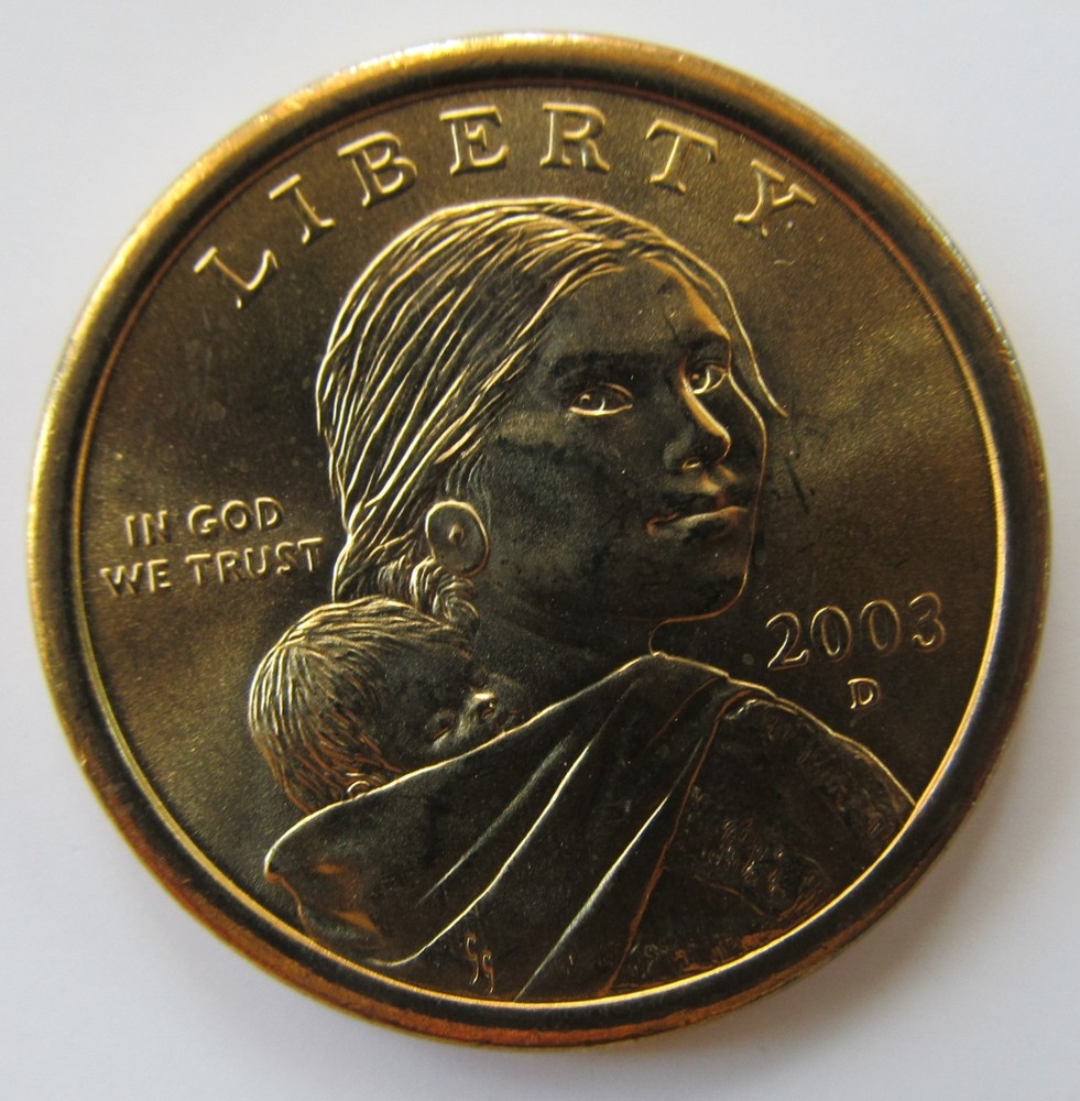 2003 D Sacagawea Dollar, UNC, KM # 310