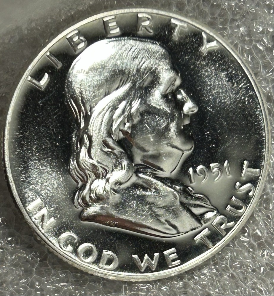 1951 Proof Franklin Silver 50¢ BBC1