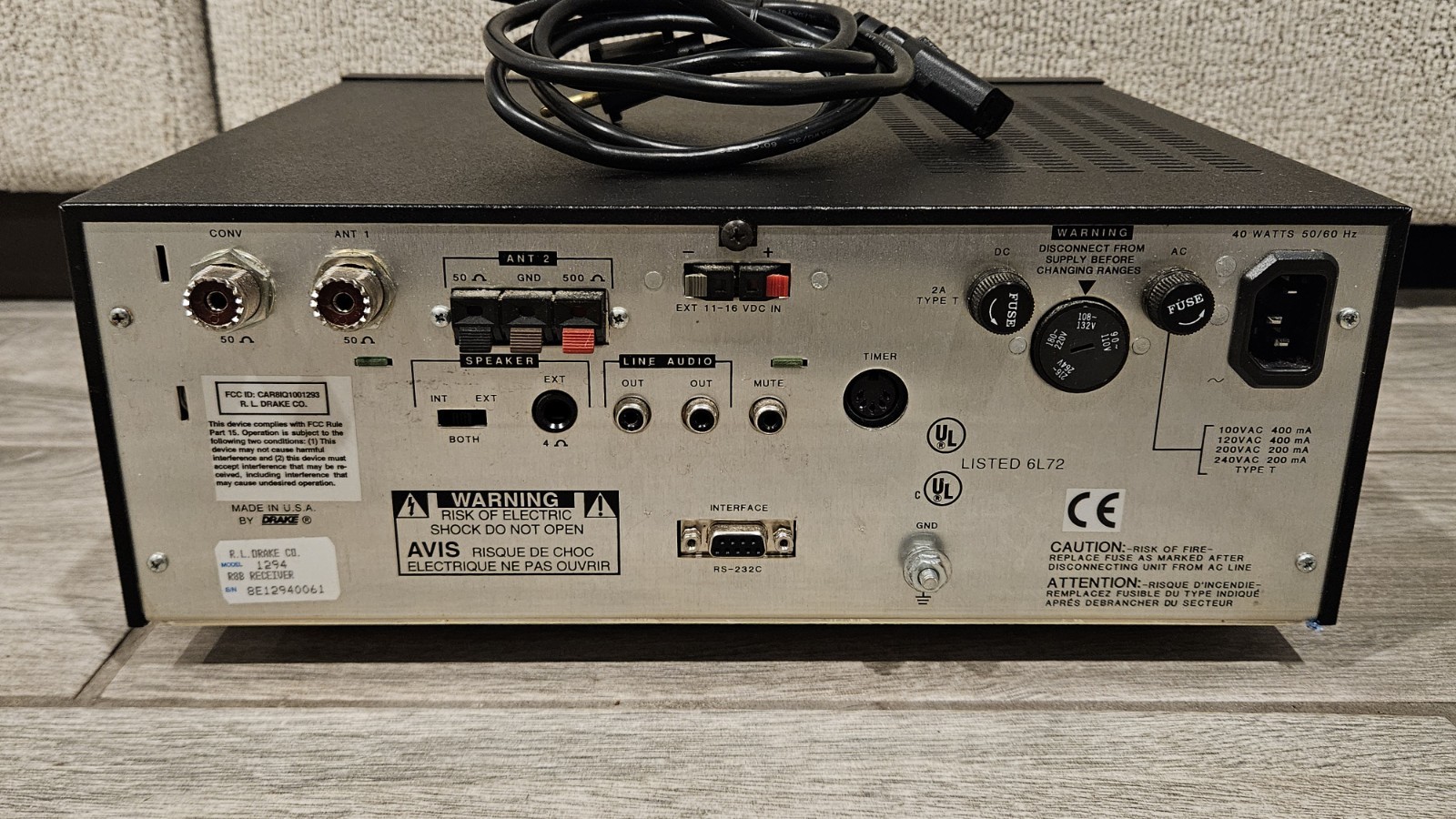 Drake R8B AM SW Ham Radio Shortwave Receiver ***PROUDLY MADE IN THE USA***