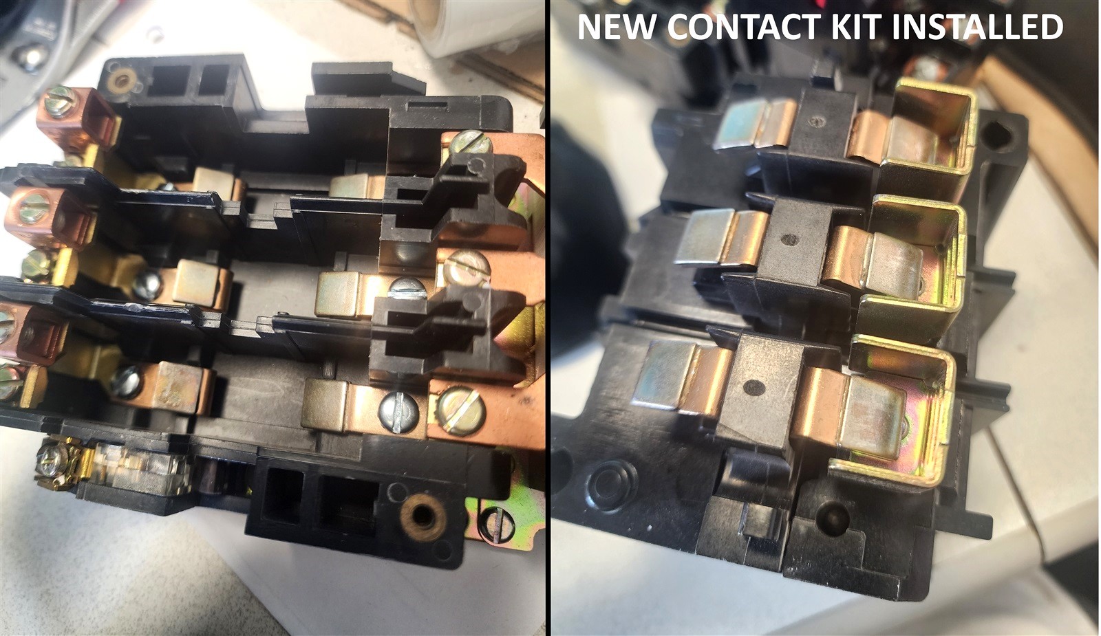 SQUARE-D 8536SDO1H20 Sz2 MOTOR STARTER LOGIC 10-25HP Coil 480V 45A New CONTACTS