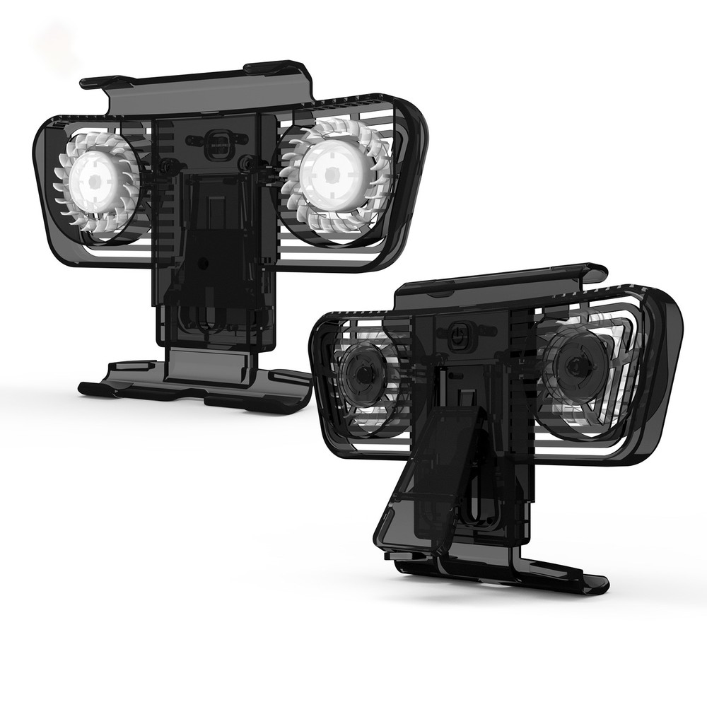 External LED Dual Cooling Fan Holder Bracket For Steam Deck/Switch/Switch OLED