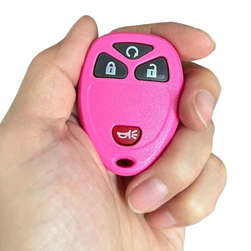 Replacement for 2007-2014 Chevy Equinox Avalanche Silverado 4A-Button-Pink