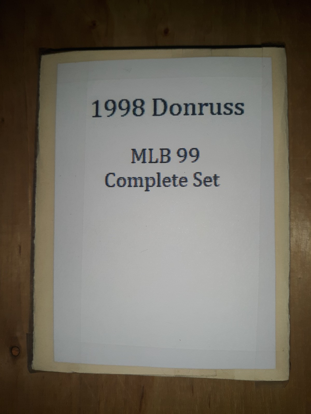 1998 Donruss Baseball MBL 99 Complete 20 Card Play Station Insert Set