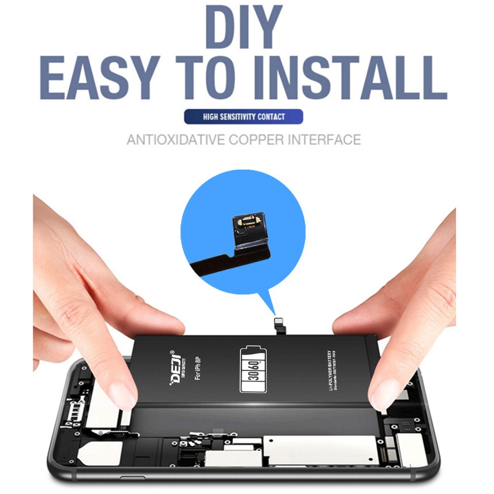Battery Replacement High Capacity For Apple iPhone 12 11 Pro Max X 8/7 Plus