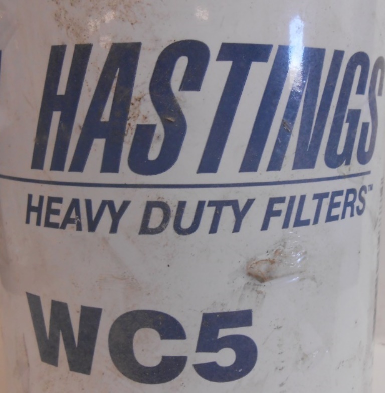 HASTINGS, COOLANT FILTER, WC5, SPIN-ON, BTE FORMULA