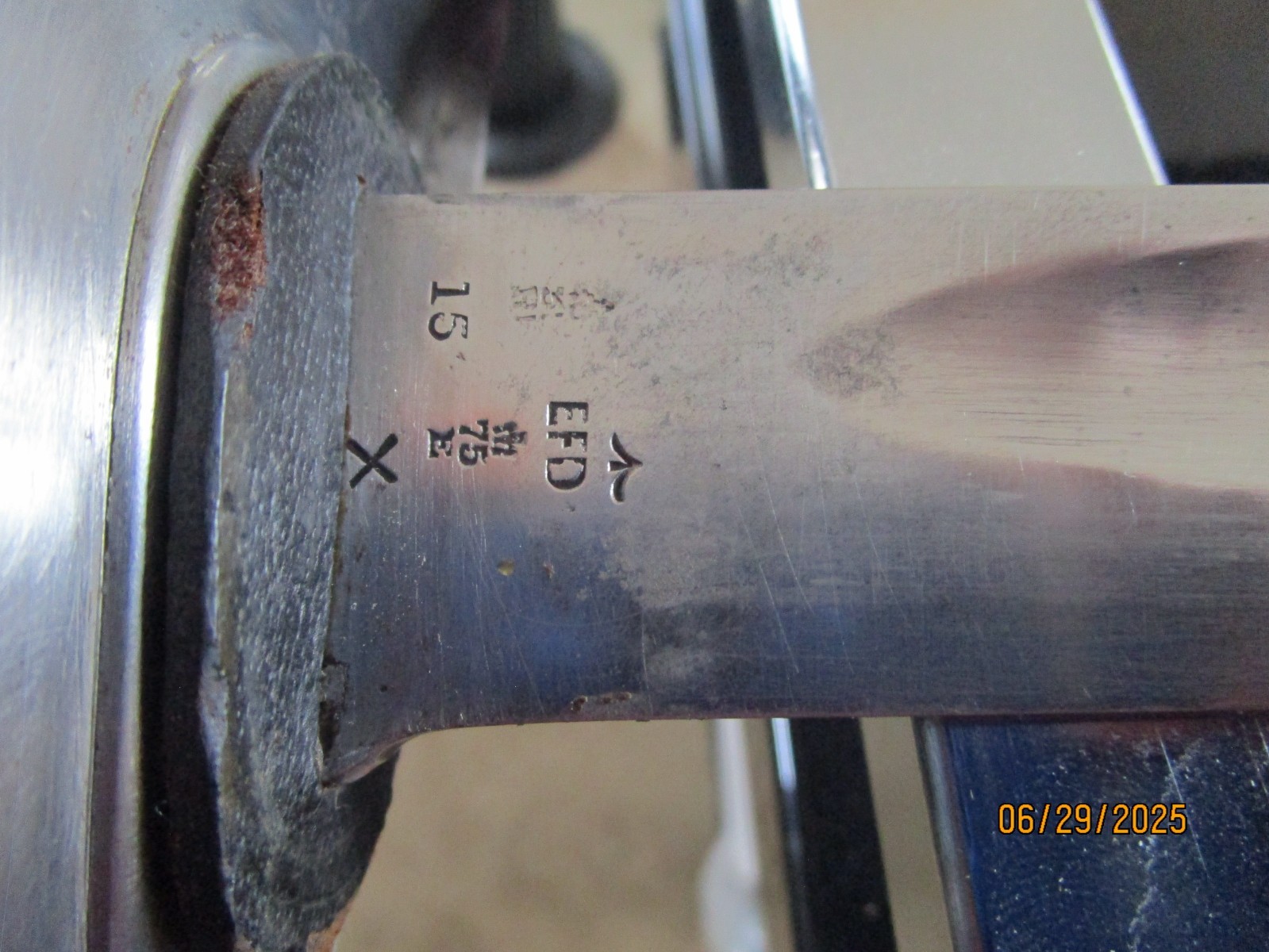 Original British P -1899 Cavalry Sword With Original Scabbard Date 1899 Boar war