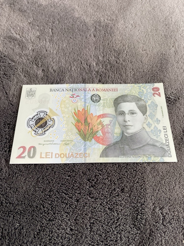 Romania 20 Lei 2021 Polymer