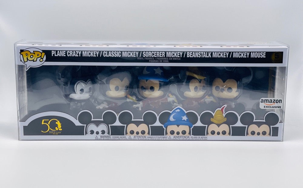 Plastic POP Protector .50mm Fits 5-Pack Funko POP Pearl Jam McDonalds Mickey Cap