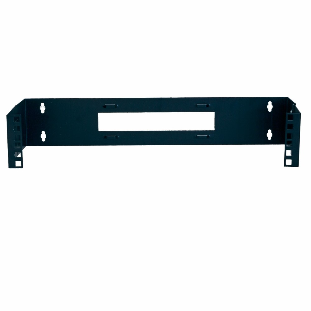 CAT6 48 Port Patch Panel w/ 2U Hinged Wall Bracket, Square Nuts, Tie Wraps