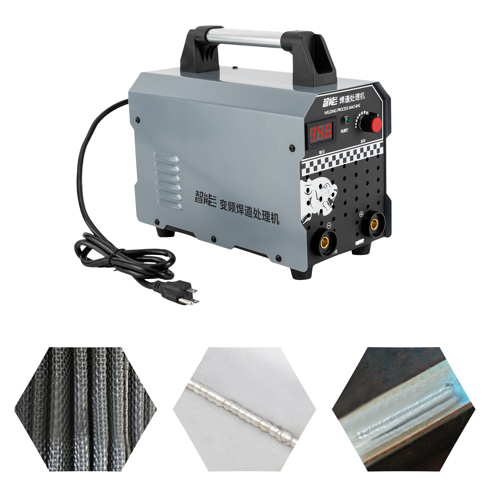 1000W Stainless Steel Welding Bead Processor,Brush Type Weld Cleaning Machine