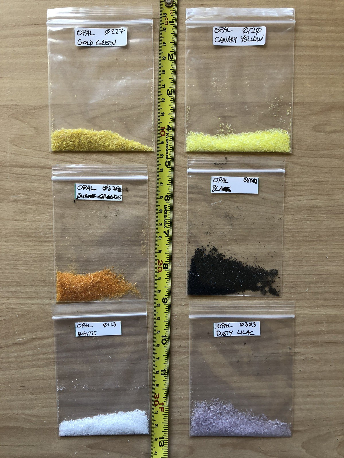 Bullseye COE90 Scrap Stringer-Confetti-Frit&More: Fusing Starter Mega Pack:Used