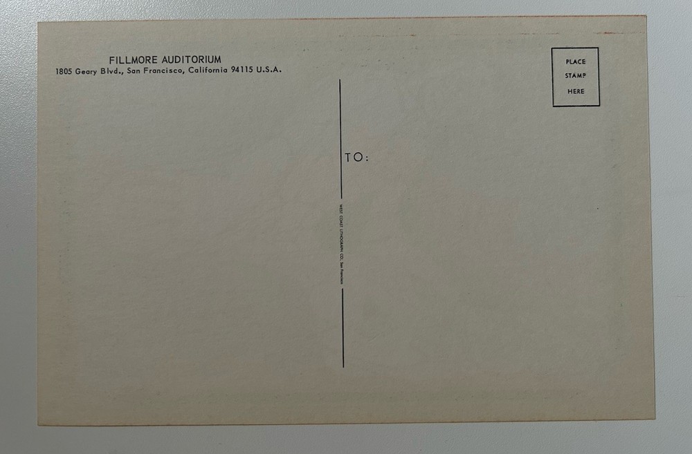 1967-FILLMORE-BG-50-POSTCARD-BLUES PROJECT/MOTHERS/CANNED HEAT-WES WILSON-NM