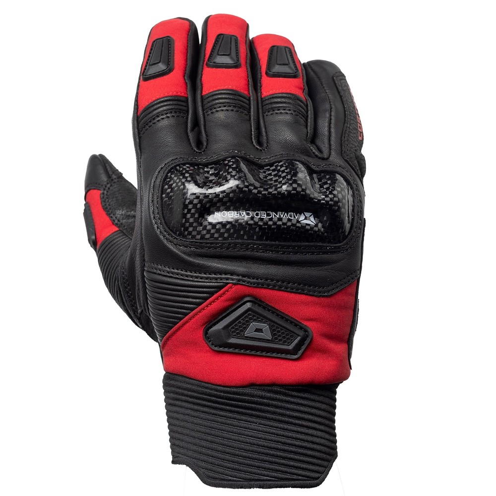 Cortech Sonic-Flo Plus Waterproof Gloves Lg Black/Red