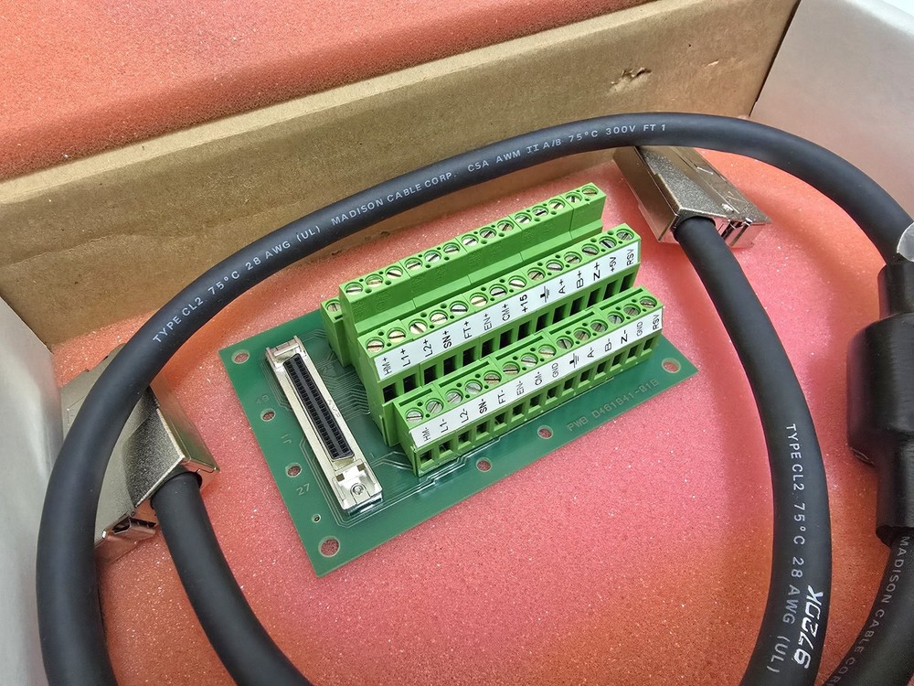 MTS 461841-01B XDC Motion Controller Breakout Board & 9720K Cable - New