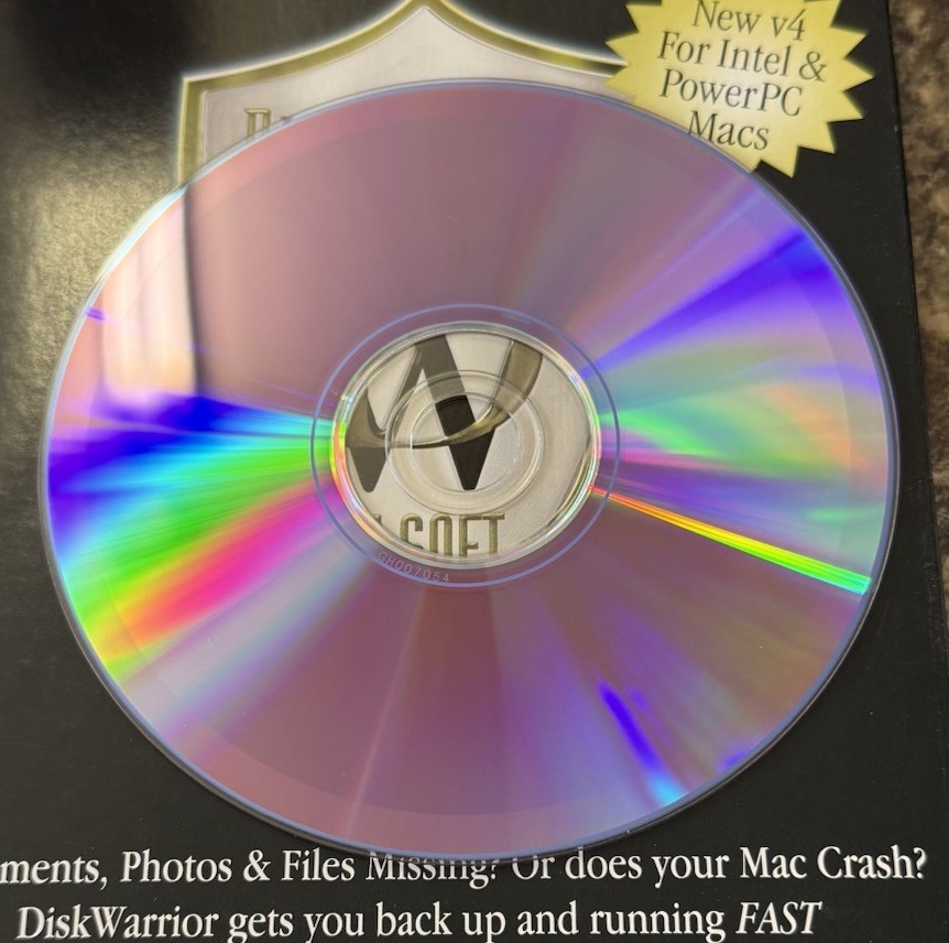 Alsoft DiskWarrior v4 Mac Disk Utility - COMPLETE IN BOX - Rev 1109 MINT CD