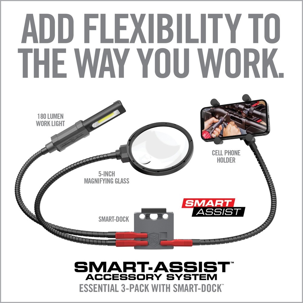 Real Avid Smart-Assist Accessory System - 3-in-1 Accessory System for DIY