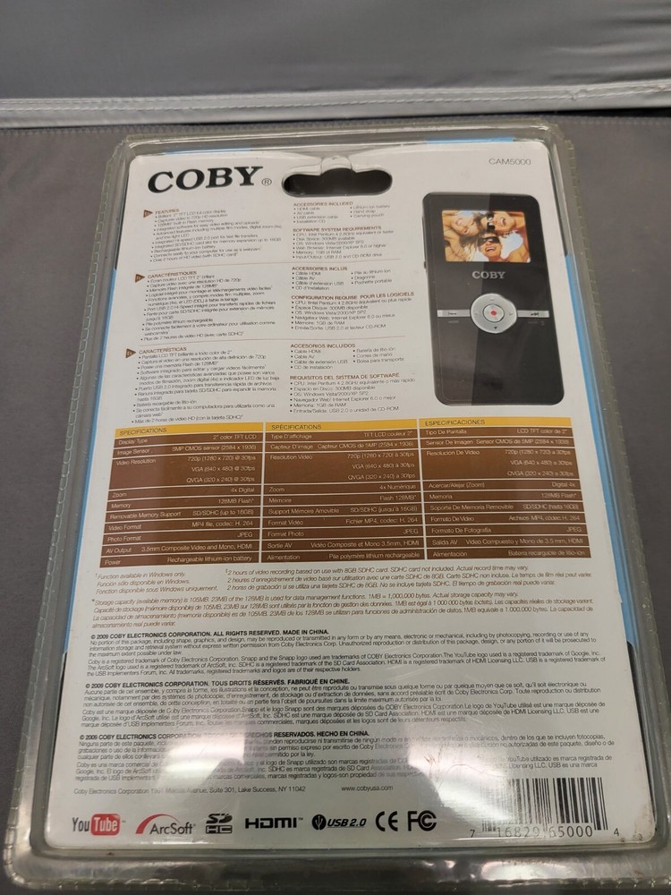 Coby Snap CAM5000 High Definition Camcorder