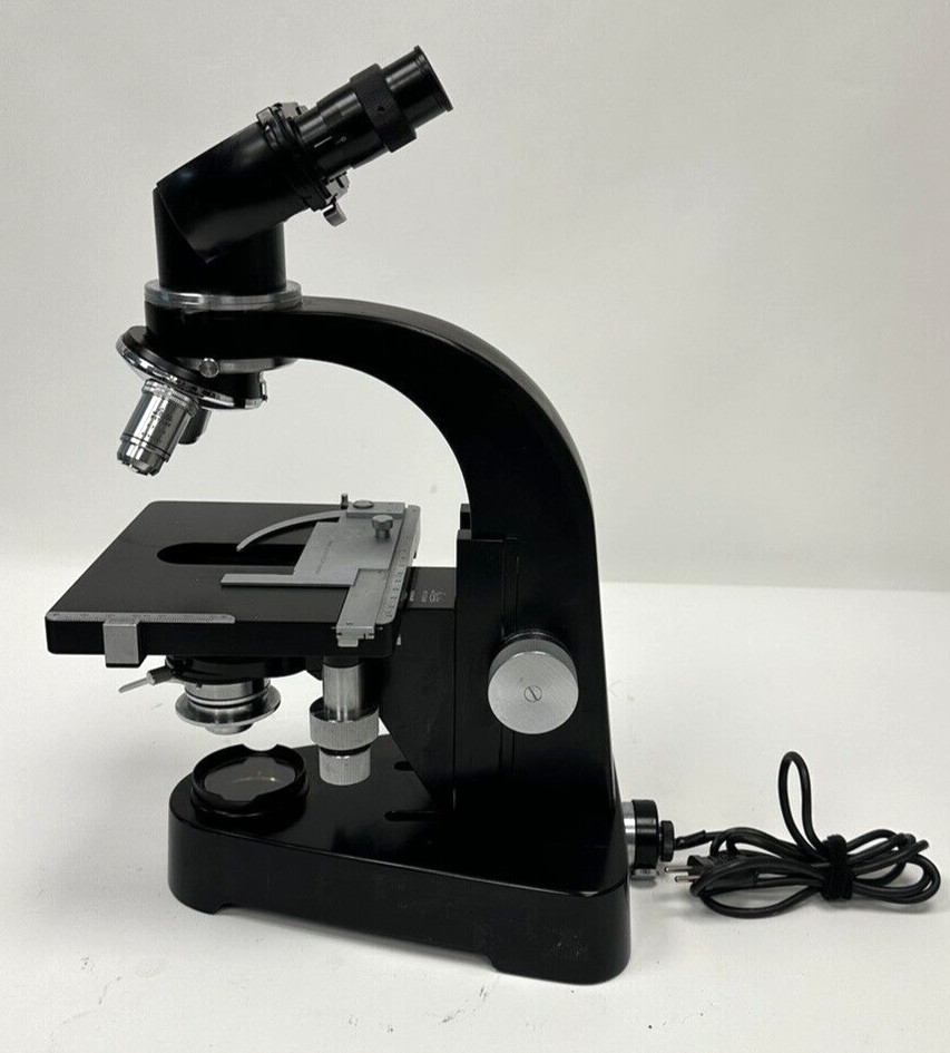 Vintage Leitz Wetzlar Binocular Microscope with Case
