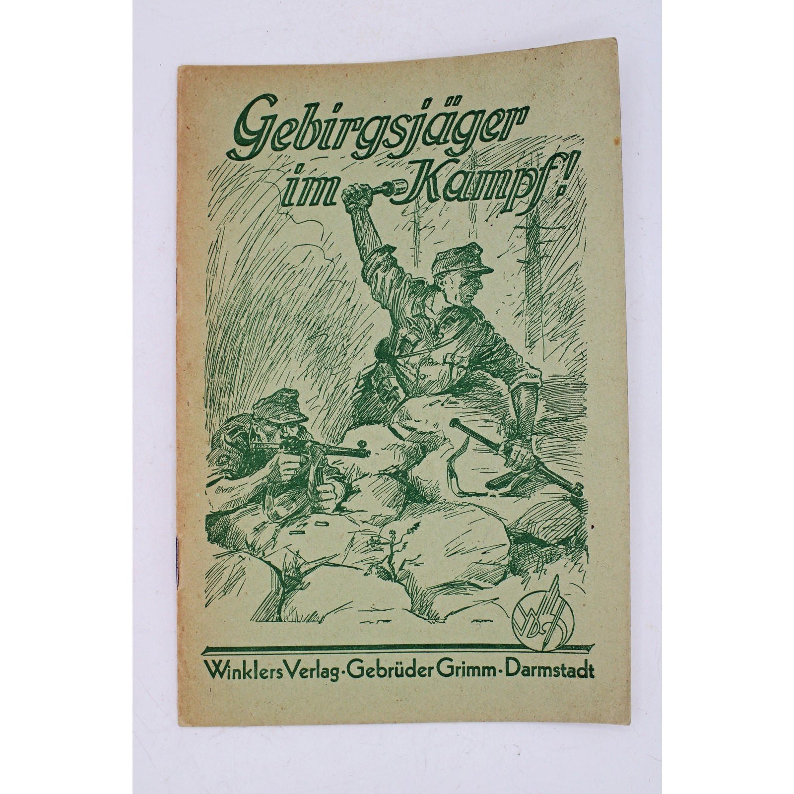 1943 Gebirgsjäger im Kampf! (Mountain Troops in Combat) WWII German Booklet