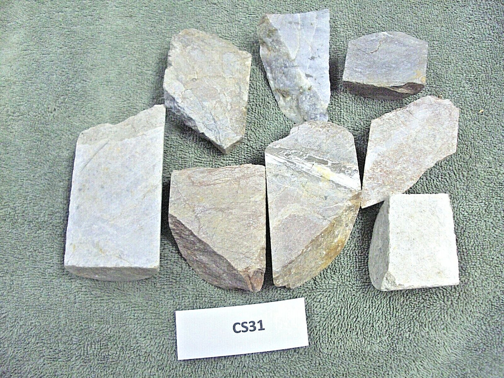 Split Core Samples From Alaska Gold Mine 8 Pieces Drill Core Samples CS31