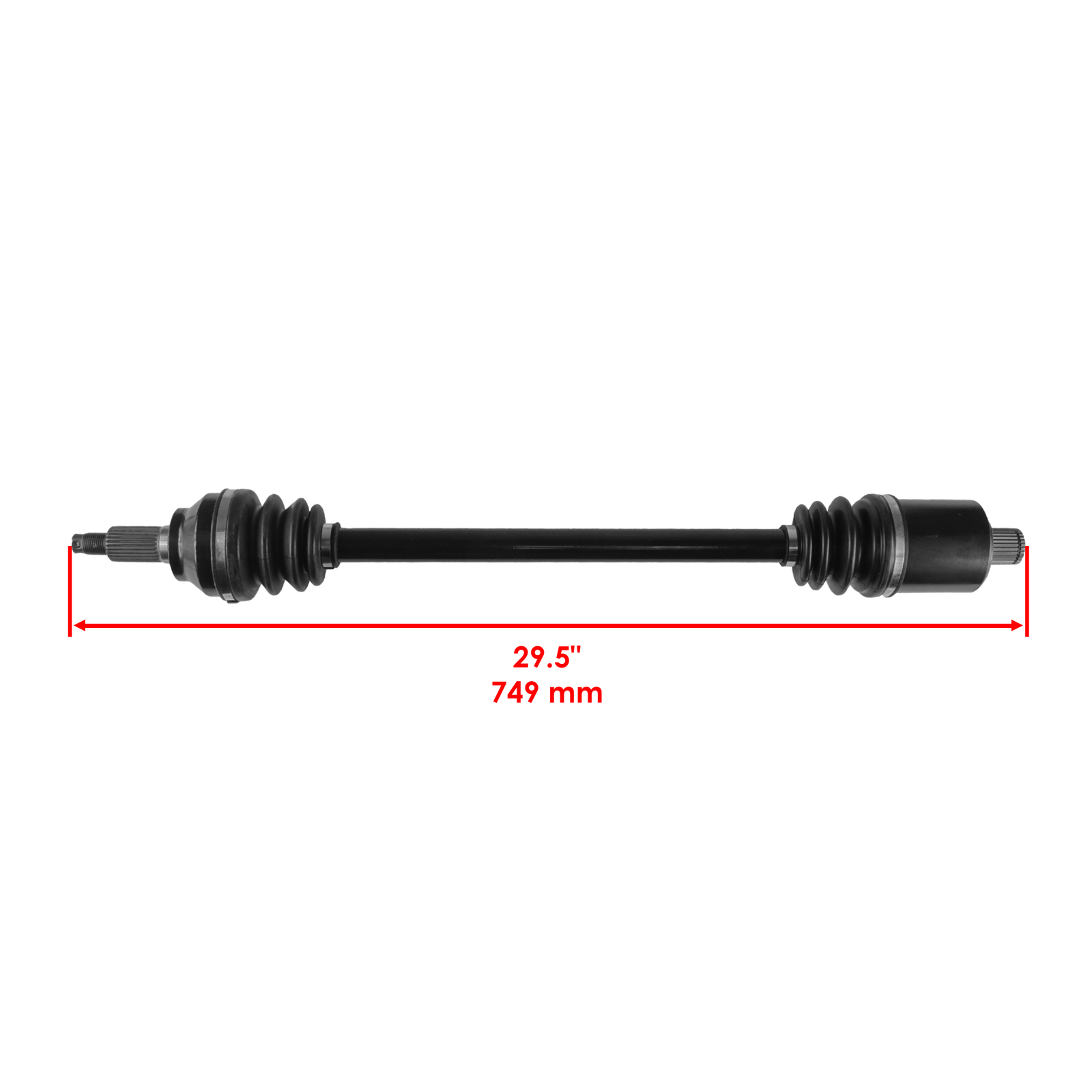 2X Rear CV Axle Stock Length For Polaris RZR XP 1000 2019-2021