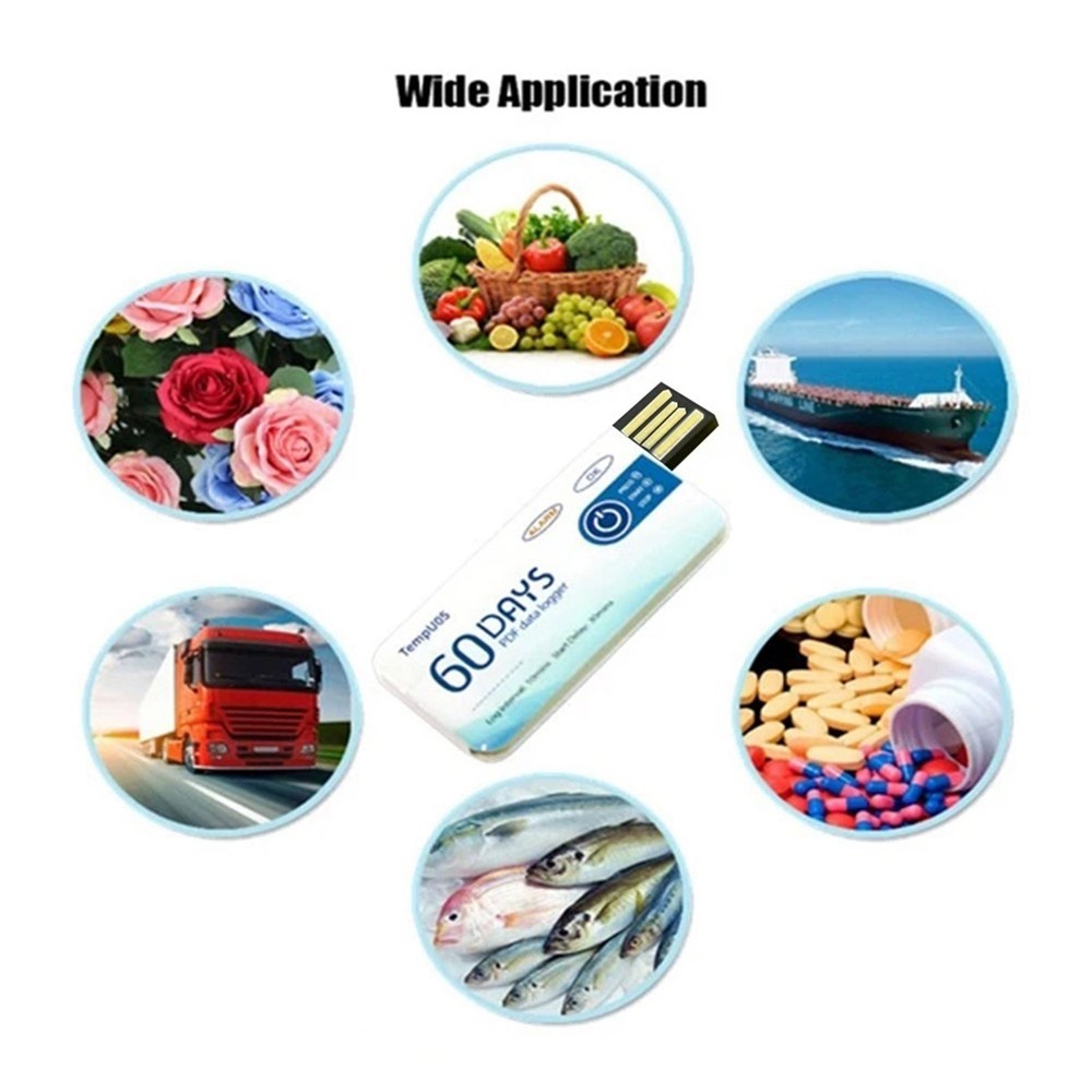 Temperature Analyzer TempU05 over Temperature Alarm Data Logger PDF USB F4T8