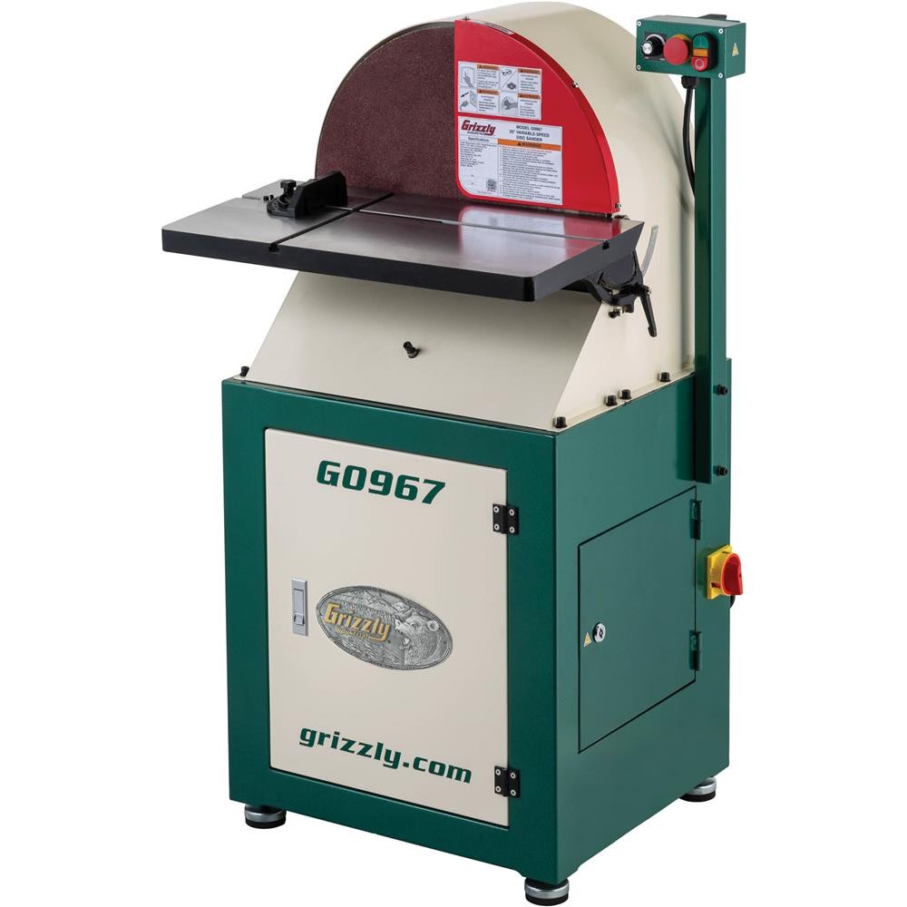 G0967 20" Variable-Speed Disc Sander