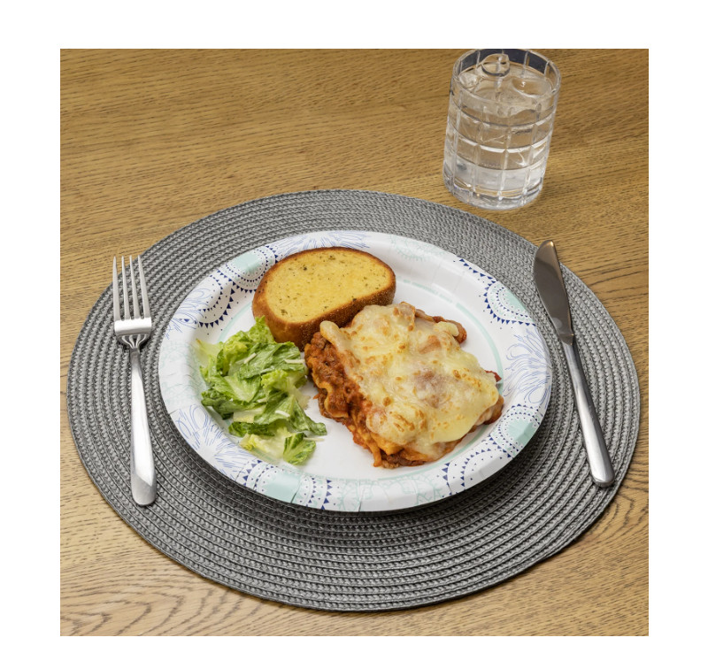 Great Value Disposable Paper Plates, 10", 150 Count