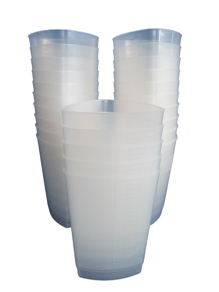 Medegen Polypropelene Triangular Graduated Measuring Container 32oz/1000cc