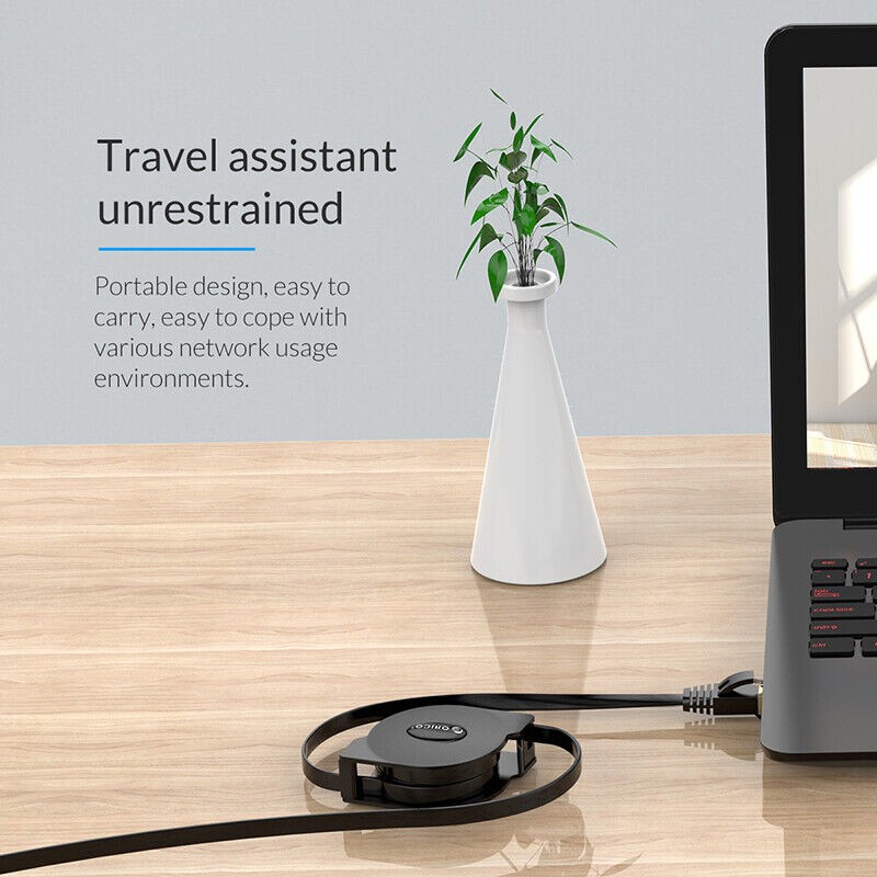 ORICO RJ-45 Ethernet Cable Retractable Ethernet LAN Internet Network Cable