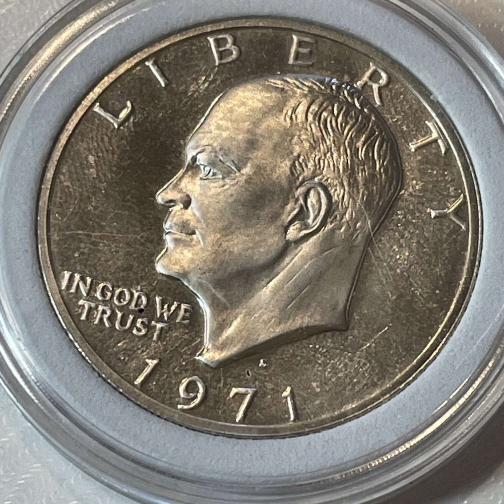 1971-S Eisenhower Dollar 40% Silver - Gem Proof