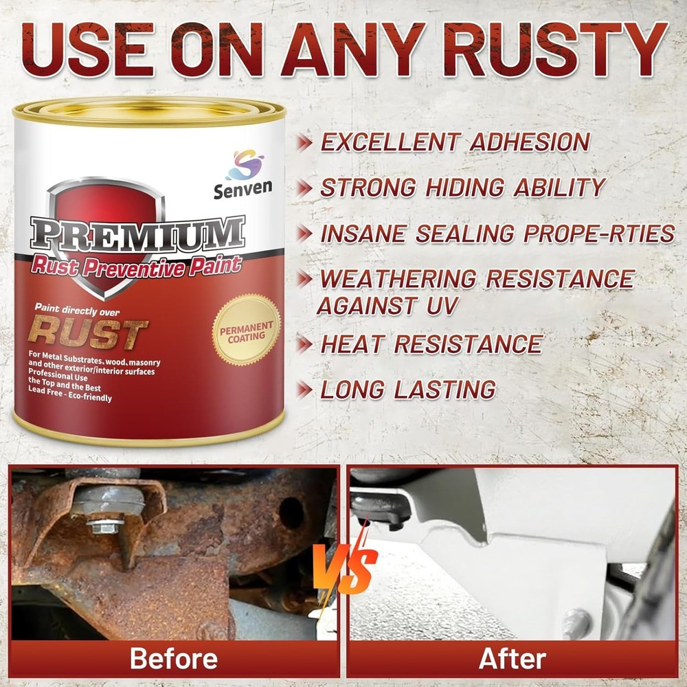 Rust-Stop and Corrosion Permanently Rust Preventive Coating Anti-Rust Automot...