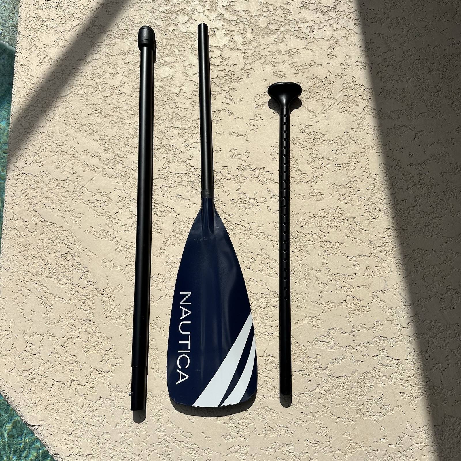 3-Piece Adjustable SUP Paddle –Lightweight, Floating Aluminum Shaft (Nautica)