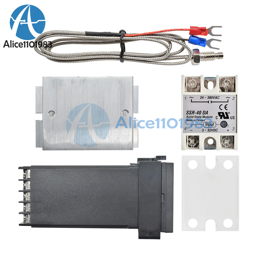 REX-C100 Digital Thermostat temperature Controller SSR Output K Thermocouple