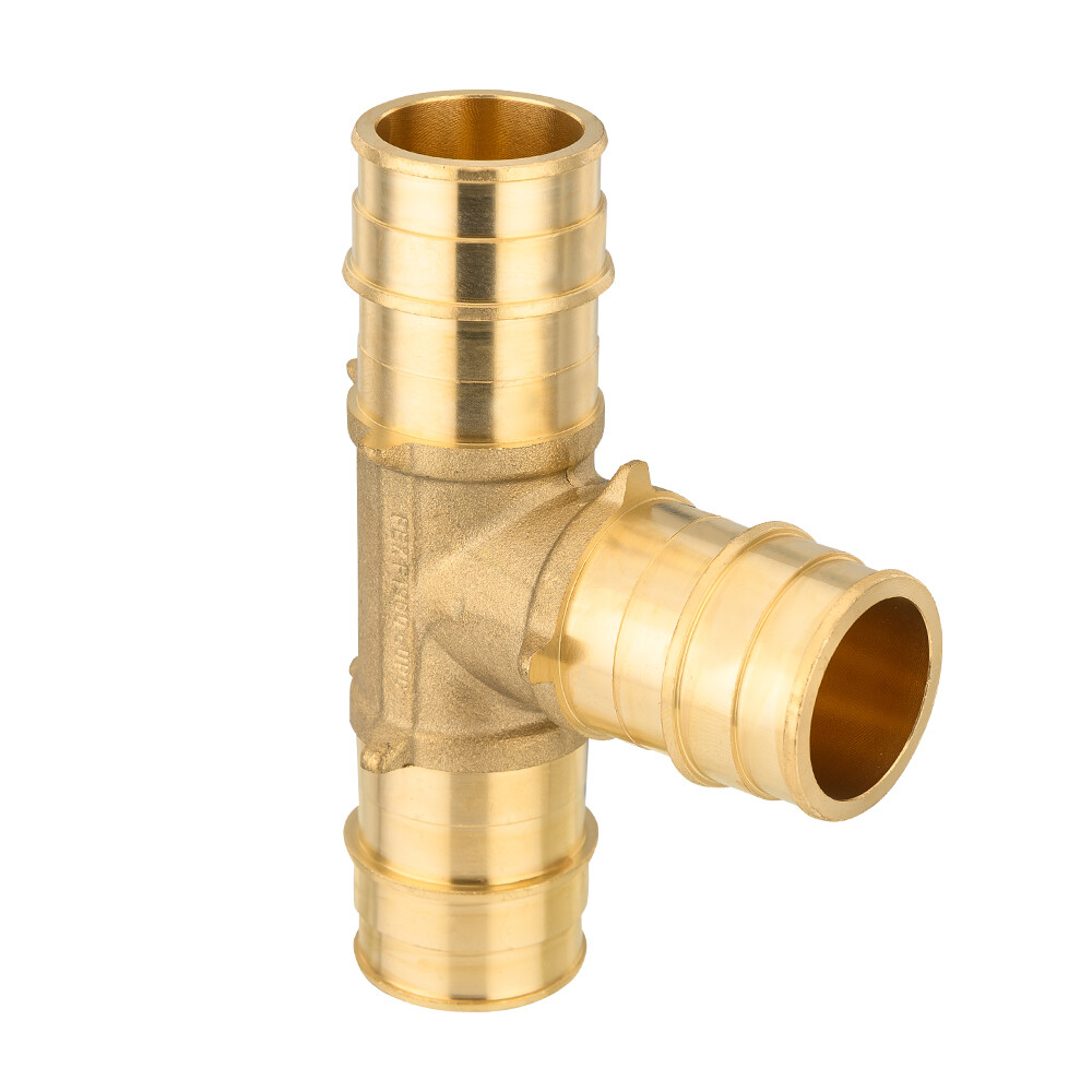 EFIELD 5 To 100 Packs Pex A Expansion Tee 3/4"x3/4"x3/4" Brass Fittings No Lead