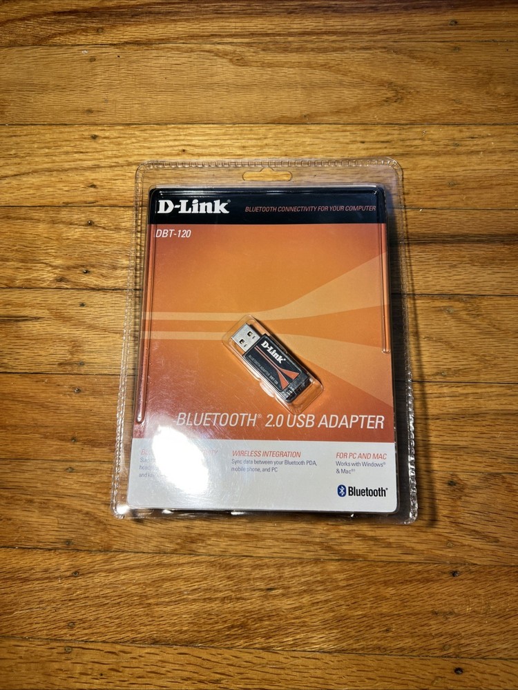 D-Link DBT-120 Bluetooth 2.0 USB Adapter - New & Sealed