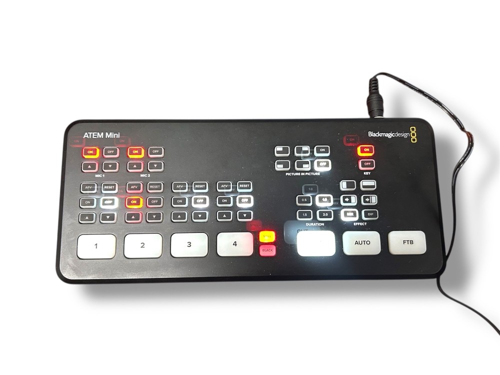 Blackmagic Design ATEM Mini HDMI Live Stream Switcher with Adapter