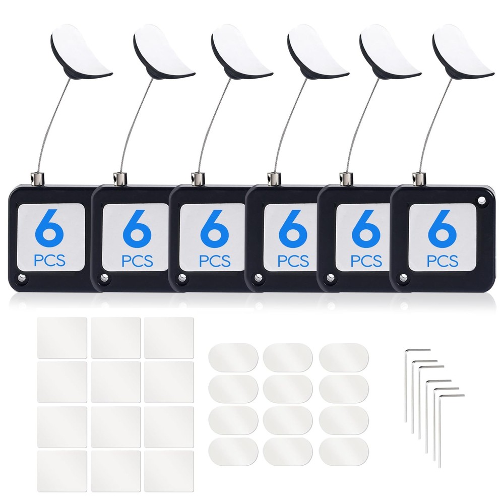 Retractable Remote Control Tether Lock: 6.5 retractable remote control tether
